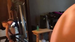 FIT blonde gets it in the gym