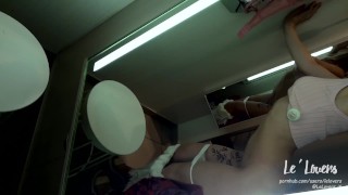 REAL RISKY PUBLIC FUCK & SUCKING DICK IN THE DRESSING ROOM WITH CURTAINS