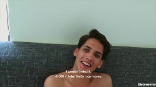 CZECH HUNTER 471 –  Wavy Haired Jock Gets His Tight Ass Drilled Raw In POV