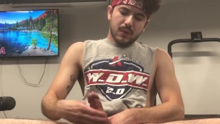 Gym Jerk & Cumshot